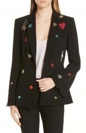 Cinq    Sept Rumi Embellished Patch Blazer   Nordstrom at Nordstrom