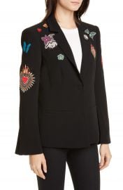 Cinq    Sept Rumi Sacred Heart Appliqu   Blazer   Nordstrom at Nordstrom