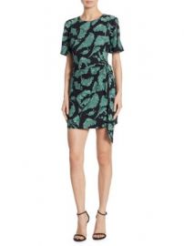 Cinq   Sept - Bia Palm Print Dress at Saks Fifth Avenue