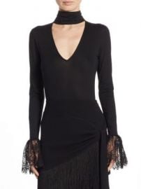 Cinq   Sept - Elara Long Sleeve Bodysuit at Saks Fifth Avenue