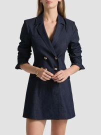 Cinq à Sept Bekah Denim Blazer Minidress | Saks Fifth Avenue at Saks Fifth Avenue