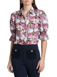 Cinq à Sept Fiona Floral Print Shirt | Saks Fifth Avenue at Saks Fifth Avenue