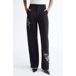 Cinq à Sept Floral Harlan Pants at Nordstrom