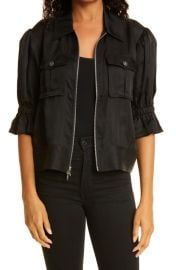 Cinq à Sept Holly Ruffle Sleeve Jacket at Nordstrom