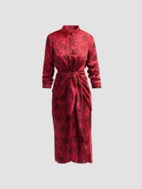 Cinq à Sept Jacey Paisley Fan Midi Dress | Saks Fifth Avenue at Saks Fifth Avenue