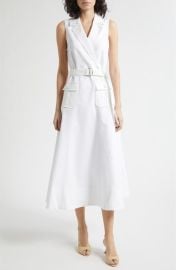 Cinq à Sept Lenessa White Denim Dress at Nordstrom