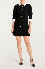 Cinq à Sept Lucilla Crepe Button-Up Minidress at Nordstrom