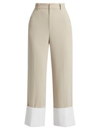 Cinq à Sept Maesa Turn-Up Pants | Saks Fifth Avenue at Saks Fifth Avenue
