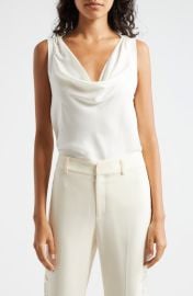 Cinq à Sept Olsen Sleeveless Silk Top at Nordstrom