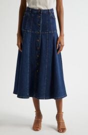 Cinq à Sept Veena Denim Skirt at Nordstrom