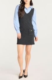 Cinq à Sept Vivianne Mixed Media Minidress at Nordstrom