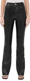 Cinq à Sept Women's Studded Shailene Faux Leather Pants at Amazon