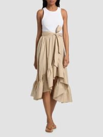 Cinq à Sept Zayla Split Midi-Dress | Saks Fifth Avenue at Saks Fifth Avenue