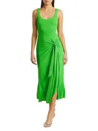 Cinq  Sept Vera Tie-Wrap Sleeveless Midi Dress  SaksFifthAvenue at Saks Fifth Avenue