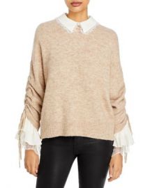 Cinq  amp agrave  Sept Atlas Layered Look Sweater Women - Bloomingdale s at Bloomingdales