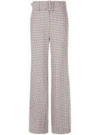 Cinq A Sept Checked Eliza Trousers - Farfetch at Farfetch