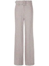 Cinq A Sept Checked Eliza Trousers - Farfetch at Farfetch