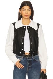 Cinq A Sept Ciara Jacket In Black Ivory at Revolve