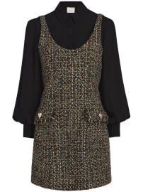 Cinq A Sept Florianna long-sleeve Tweed Dress - at Farfetch