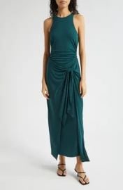 Cinq A Sept Green Onyx Andie Side Tie Dress Size 6 395 eBay at eBay
