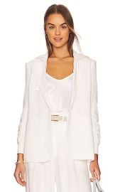 Cinq A Sept Hooded Khloe Jacket In Ivory at Revolve