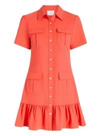 Cinq A Sept Jamie Dress Orange at Farfetch