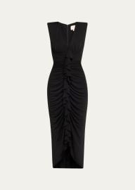 Cinq A Sept Jed Ruched Midi Dress at Bergdorf Goodman