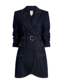 Cinq A Sept Jenessa Belted Denim Minidress - at Farfetch