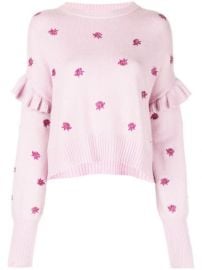 Cinq A Sept Lorelei Floral Embroidered Jumper - Farfetch at Farfetch