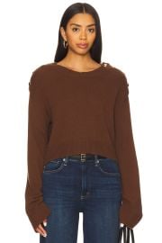 Cinq A Sept Marla Cashmere Pullover In Dark Sepia at Revolve