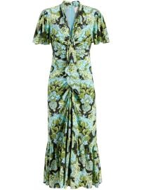 Cinq A Sept Peeta Dress Green at Farfetch