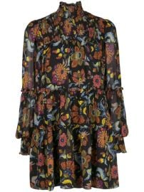 Cinq A Sept Rika Floral Print Dress - Farfetch at Farfetch