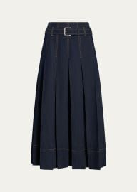 Cinq A Sept Rylee Pleated A Line Midi Skirt at Bergdorf Goodman