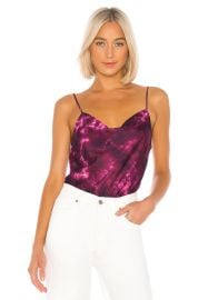 Cinq A Sept Tie Dye Marta Cami In Fig Multi at Revolve