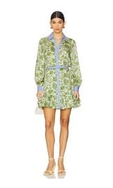 Cinq A Sept Tirza Dress In Ivory Multi Blue Hydrangea at Revolve