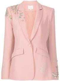 Cinq A Sept embroidered-design single-breasted Blazer - at Farfetch