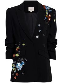 Cinq A Sept sequin-embellished peak-lapels Blazer - at Farfetch