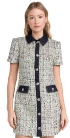 Cinq Sept Anya Boucle Pammy Dress Patina Multi 8 at Shopbop