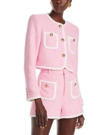 Cinq Sept Auden Tweed Contrast Trim Jacket Bloomingdales at Bloomingdales