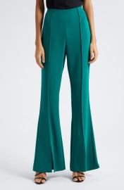 Cinq Sept Billie Split Hem Flare Trousers at Nordstrom