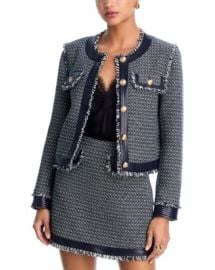 Cinq Sept Birdseye Tweed Deva Jacket Bloomingdalex27s Women All Women at Bloomingdales