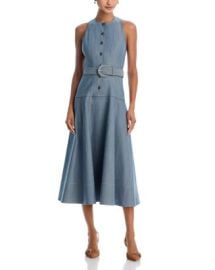 Cinq Sept Cinq a Sept Margaret Sleeveless Denim Midi Dress Bloomingdale39s at Bloomingdales