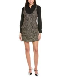 Cinq Sept Confetti Tweed Florianna Shift Dress ShopSimon at Shop Simon