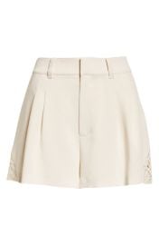 Cinq Sept Corinna Lace Inset Shorts at Nordstrom