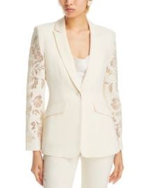 Cinq Sept Cutout Paisley Embroidered Cheyenne Blazer Bloomingdale39s at Bloomingdales
