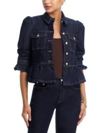 Cinq Sept Delanie Denim Jacket Bloomingdalex27s Women at Bloomingdales