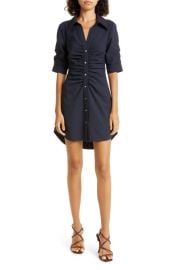 Cinq Sept Elina Gathered Shirtdress at Nordstrom