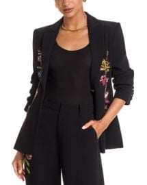 Cinq Sept Floral Mixed Media Blazer Bloomingdales at Bloomingdales