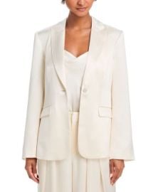 Cinq Sept Georgia Satin Blazer Bloomingdalex27s Women at Bloomingdales