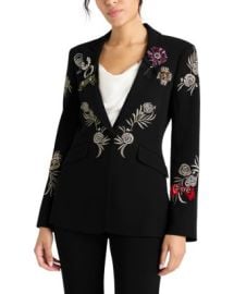 Cinq Sept Heritage Rose Embroidered Blazer Bloomingdale39s at Bloomingdales